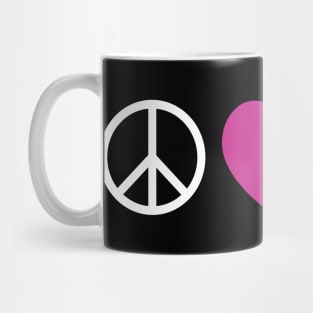 Peace Love Tennis by CoVA Tennis Mug